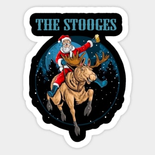 THE STOOGES BAND XMAS Sticker